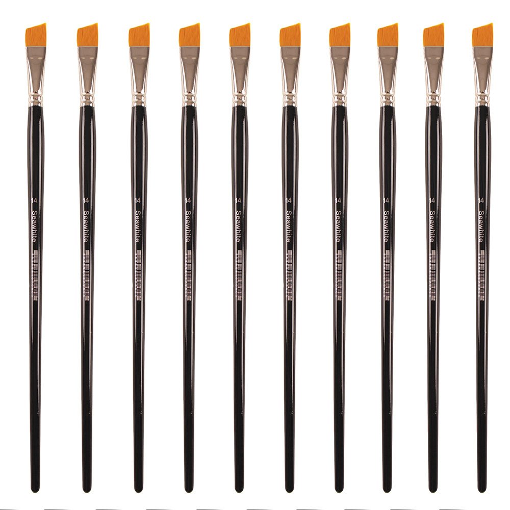 Synthetic sable size 14 Angled / Each - Pack of 10