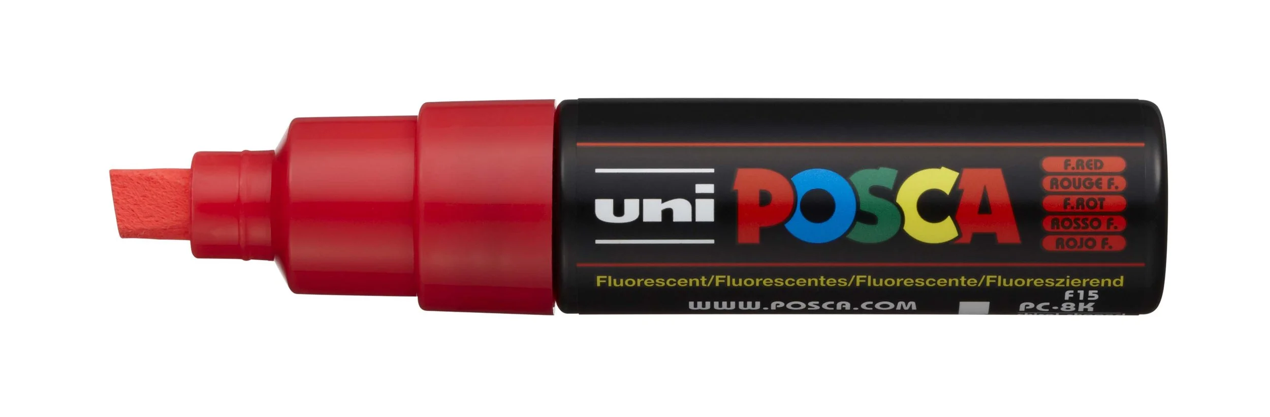 POSCA PC-8K Paint Marker - Red, Broad Chisel Tip