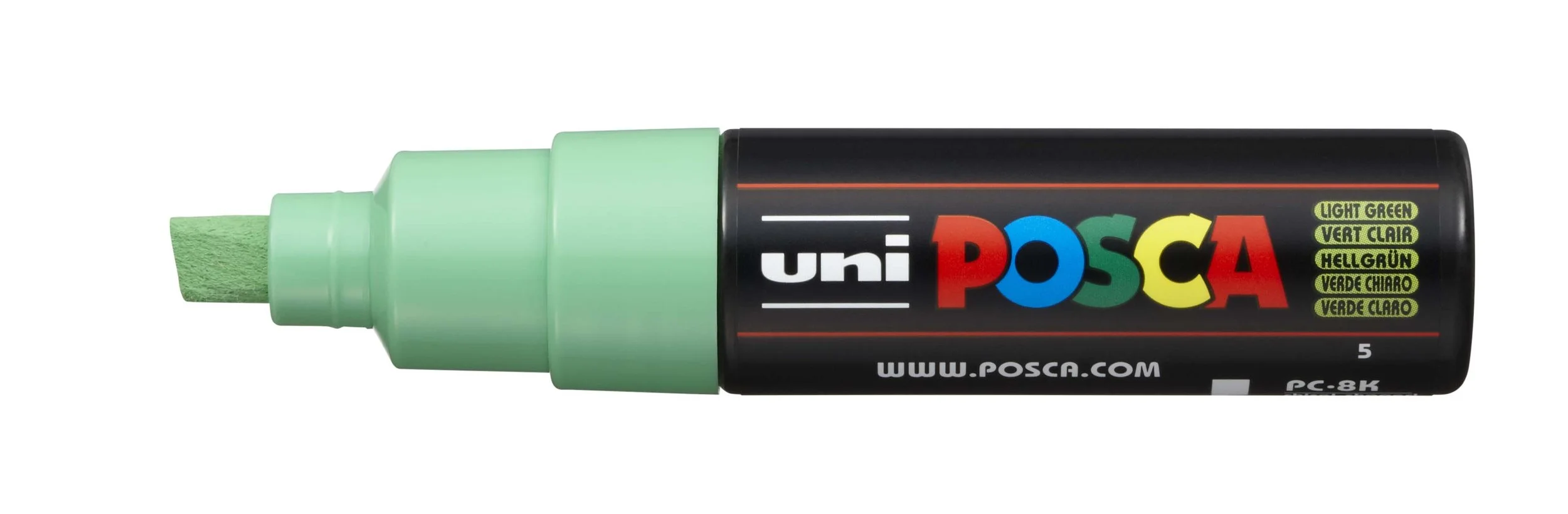 POSCA PC-8K Paint Marker - Light Green, Broad Chisel Tip