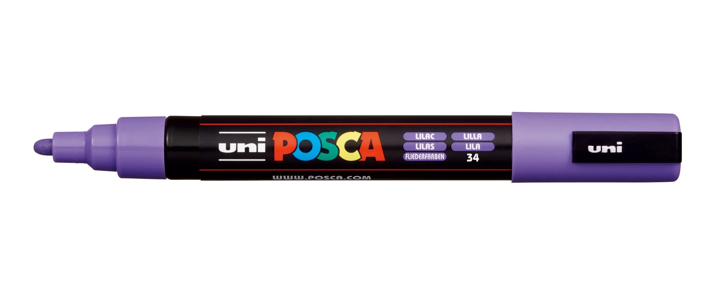 POSCA PC-5M Paint Marker - Lilac, Medium Bullet Tip