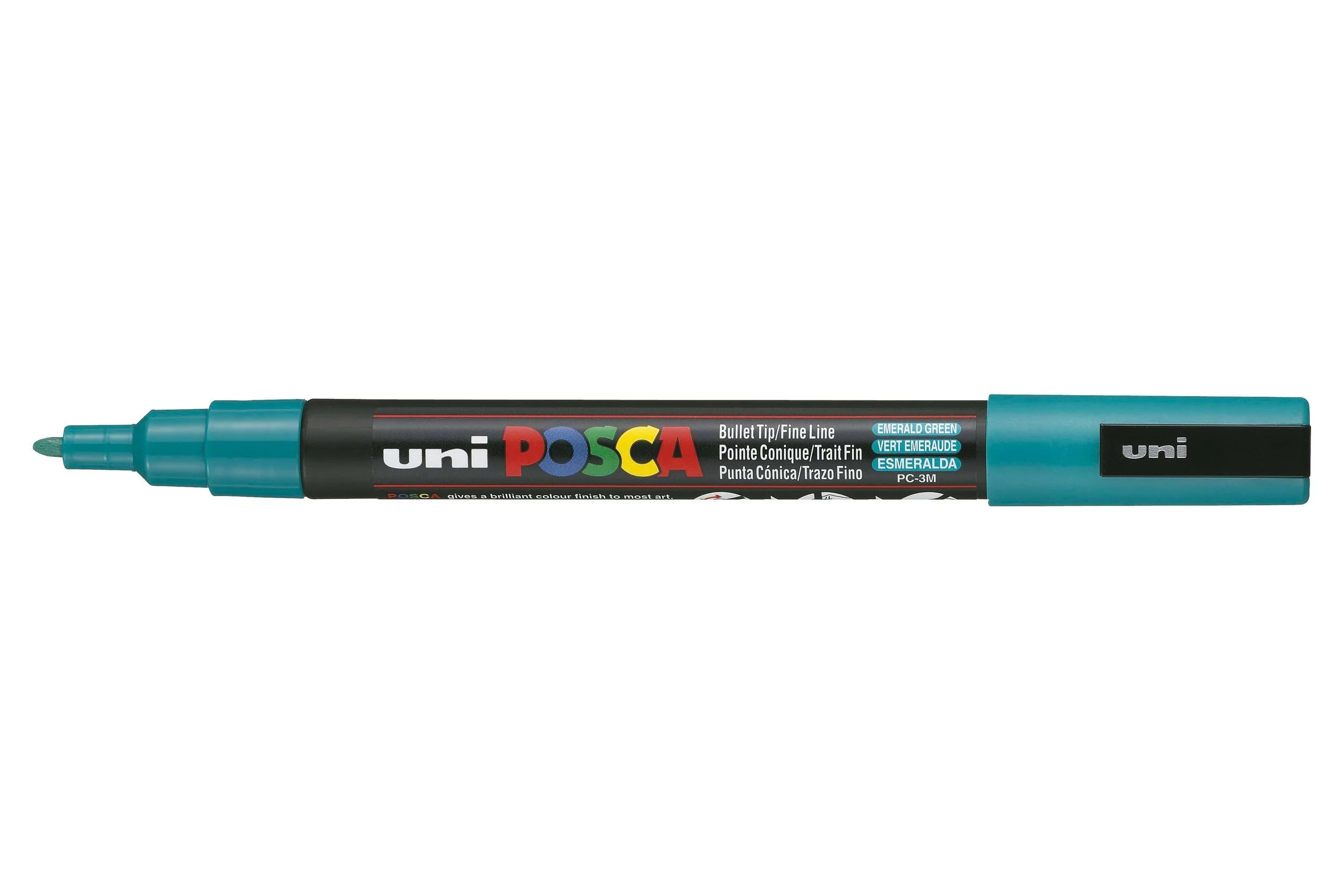POSCA PC-3M Paint Marker - Emerald Green, Fine Bullet Tip