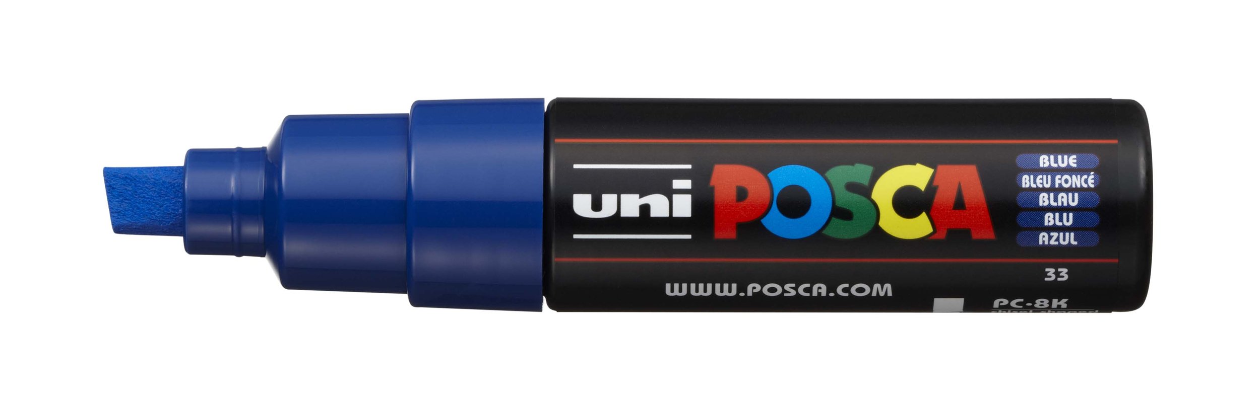POSCA PC-8K Paint Marker - Blue, Broad Chisel Tip