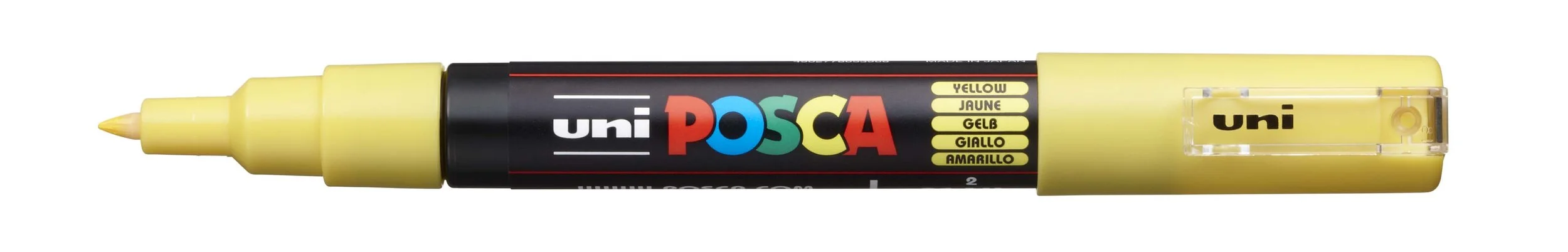 POSCA PC-1M Paint Marker - Yellow, Extra Fine Tip