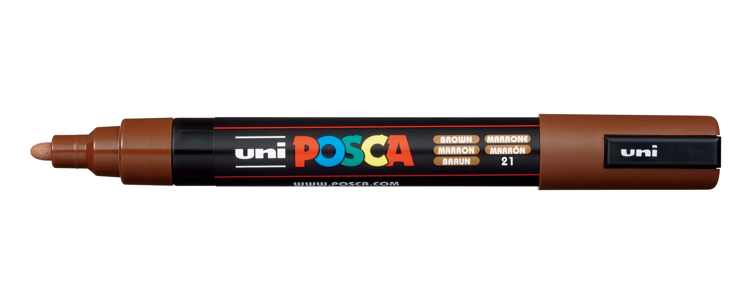 POSCA PC-5M Paint Marker - Brown, Medium Bullet Tip