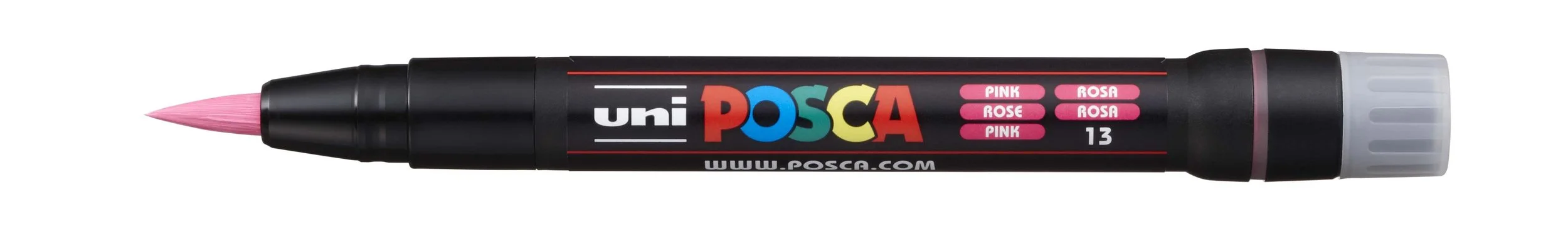 POSCA PC-PCF Paint Marker - Pink, Brush Tip