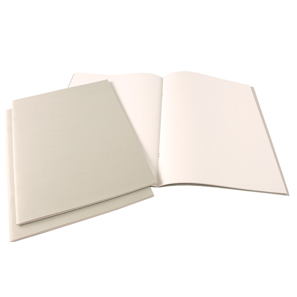 A3 Portrait Starter Sketchbook Matt Laminated Pearl Grey Cover 40 pages 140gsm