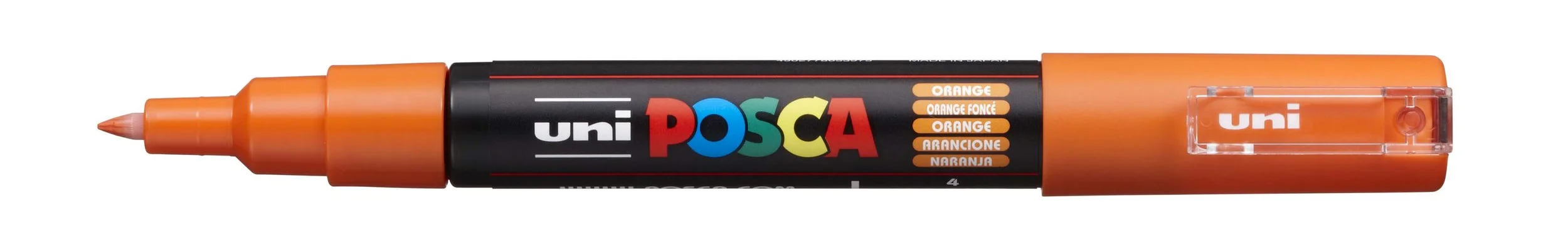 POSCA PC-1M Paint Marker - Orange, Extra Fine Tip