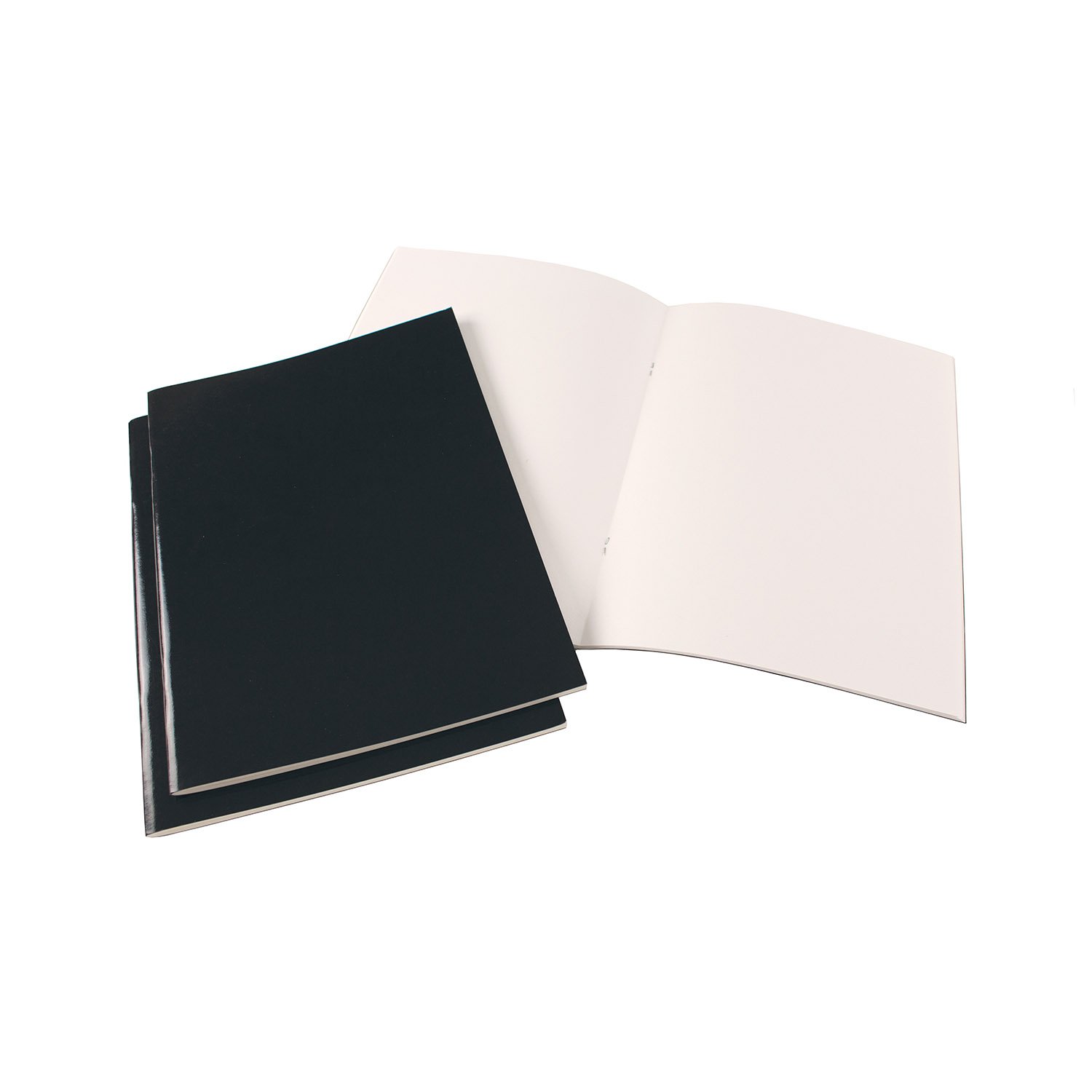A4 Portrait Starter Sketchbook Laminated Black Cover 40 pages 140gsm