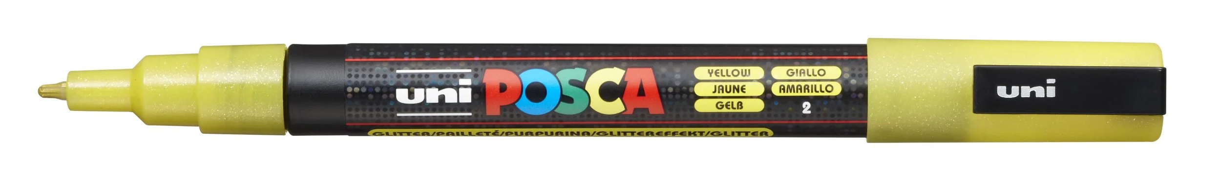 POSCA PC-3M Paint Marker - Yellow, Fine Bullet Tip