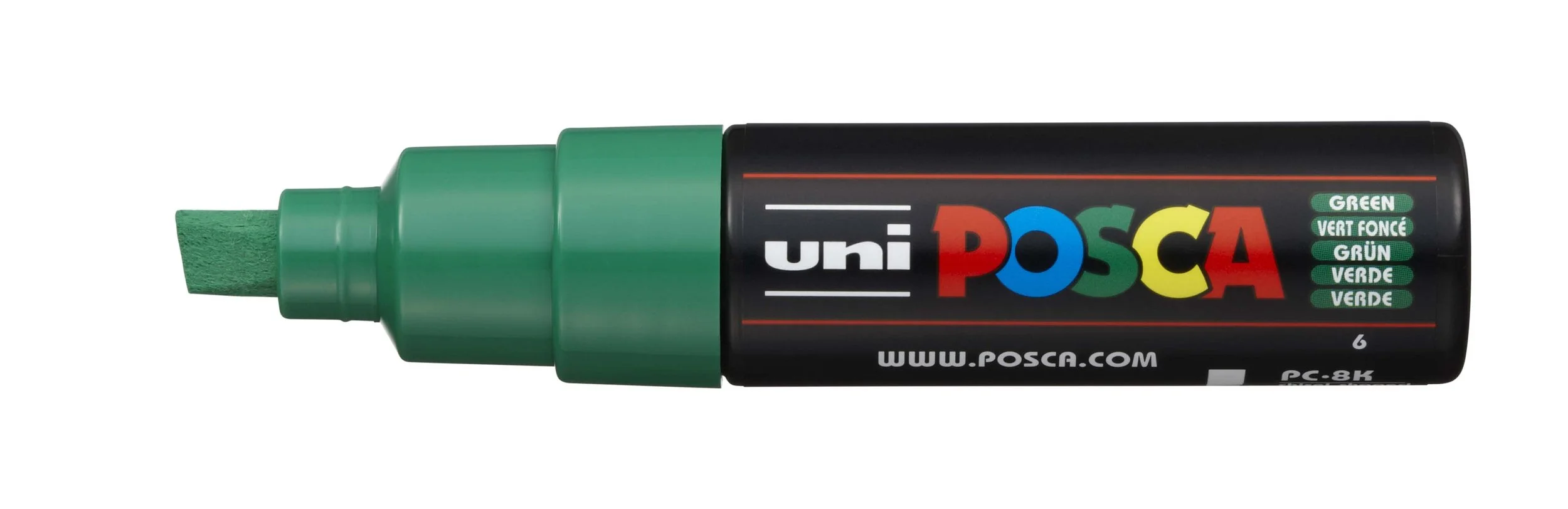 POSCA PC-8K Paint Marker - Green, Broad Chisel Tip