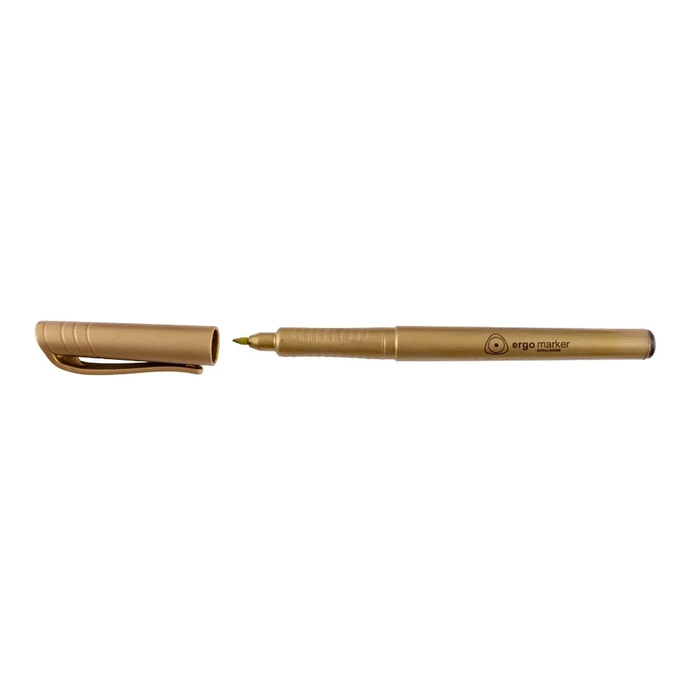 Centropen Gold Metallic permanent marker 1.5-3mm Box of 10