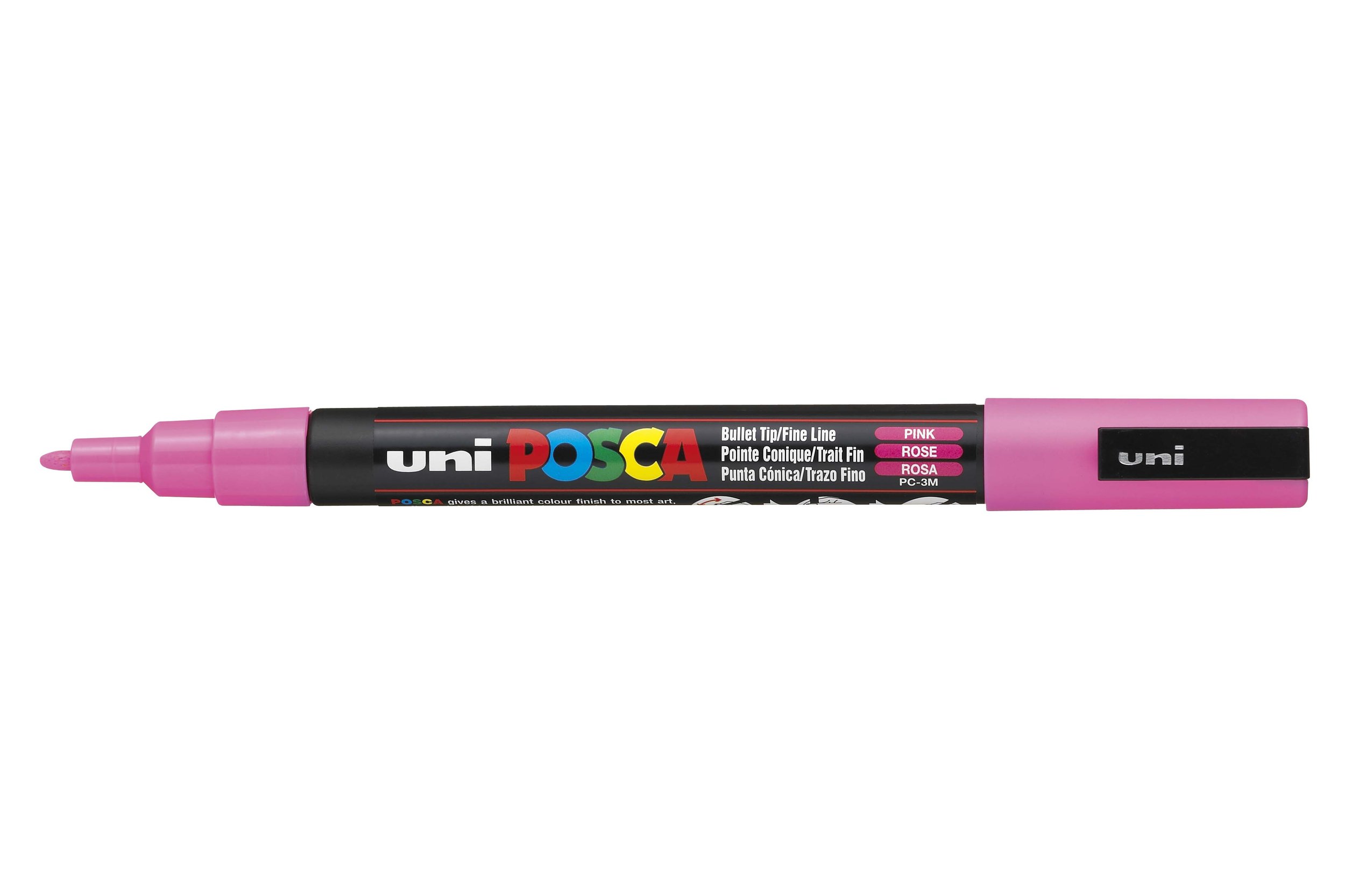 POSCA PC-3M Paint Marker - Pink, Fine Bullet Tip