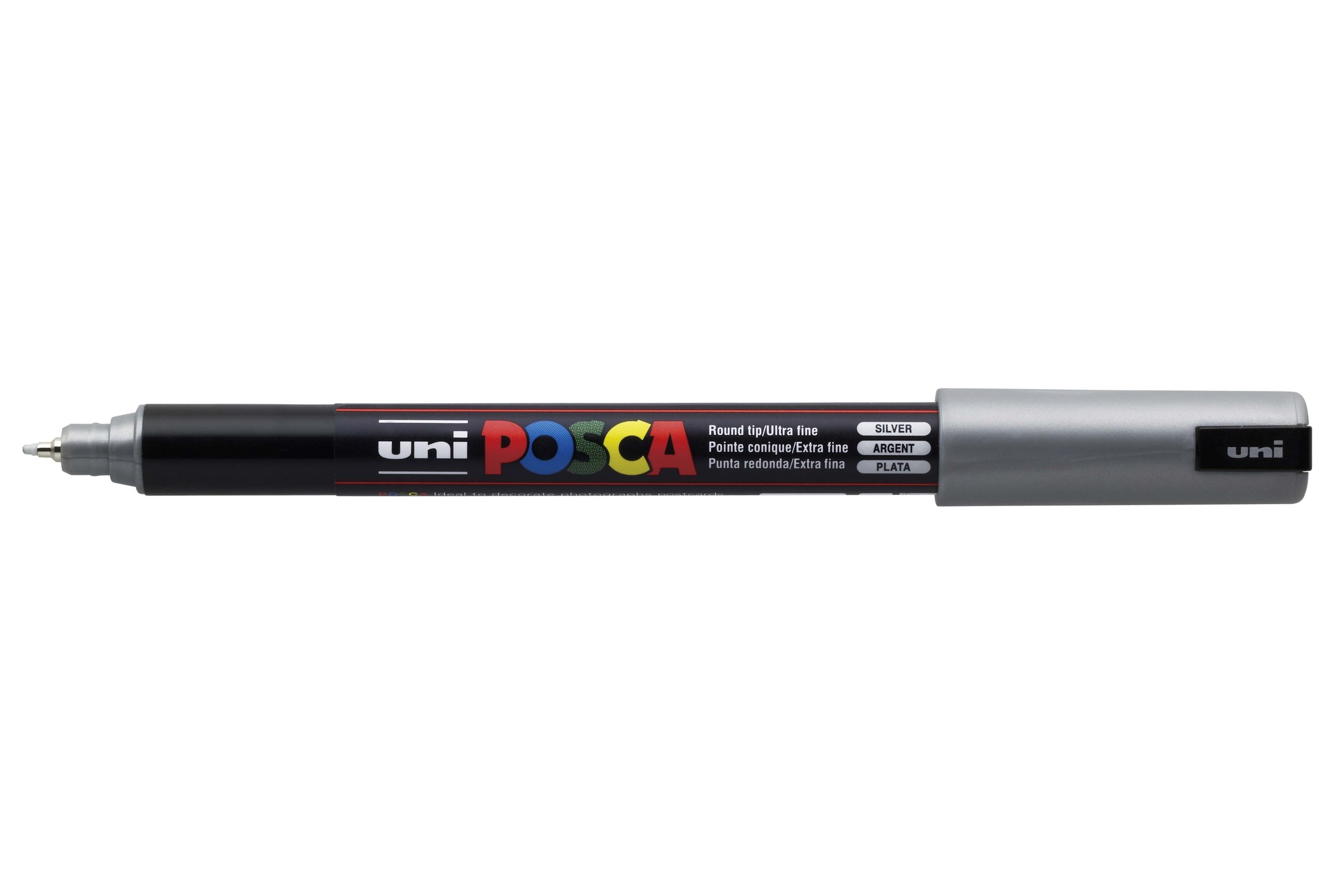 POSCA PC-1MR Paint Marker - Silver, Ultra Fine Tip