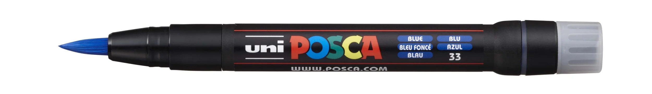 POSCA PC-PCF Paint Marker - Blue, Brush Tip