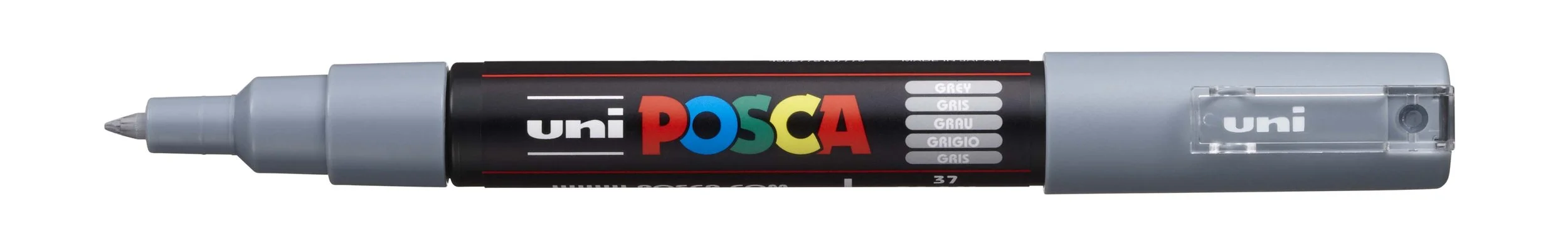 POSCA PC-1M Paint Marker - Grey, Extra Fine Tip