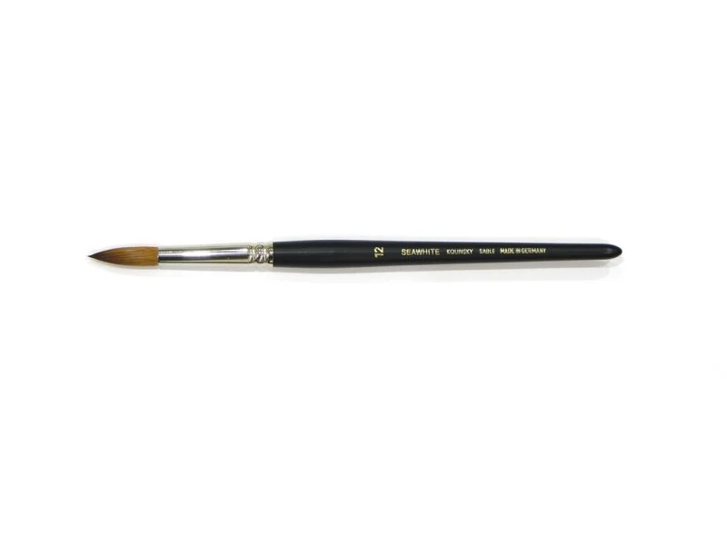 Pure Kolinsky Red Sable Brush - Pointed Size 12
