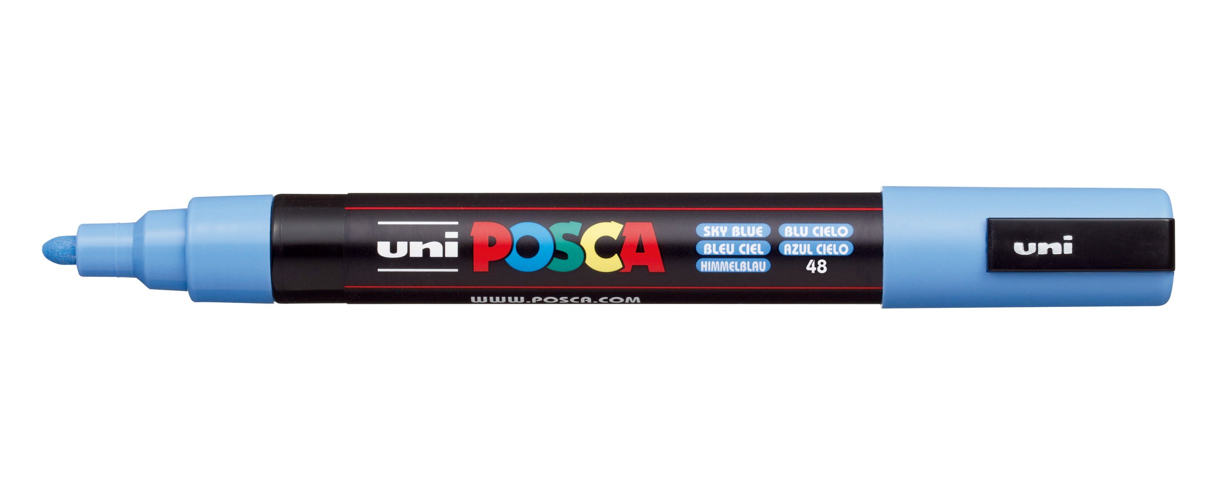 POSCA PC-5M Paint Marker - Sky Blue, Medium Bullet Tip