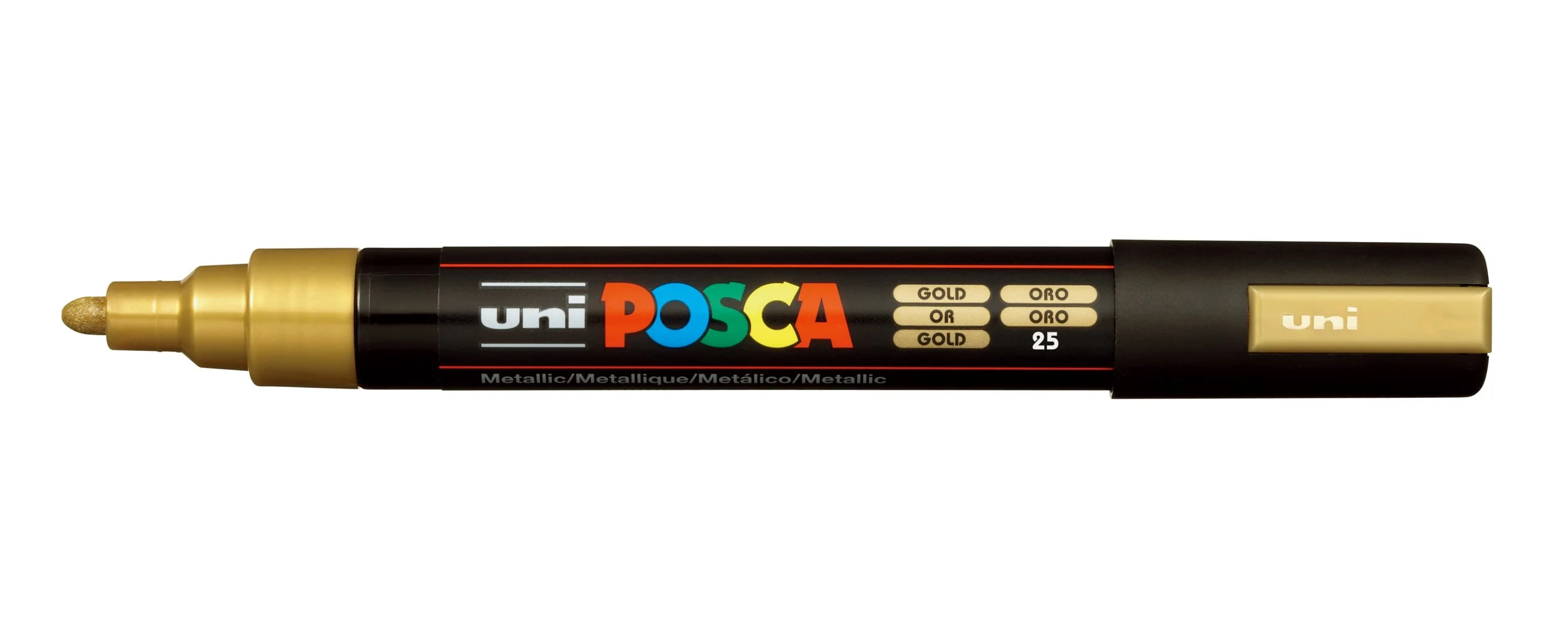 POSCA PC-5M Paint Marker - Gold, Medium Bullet Tip