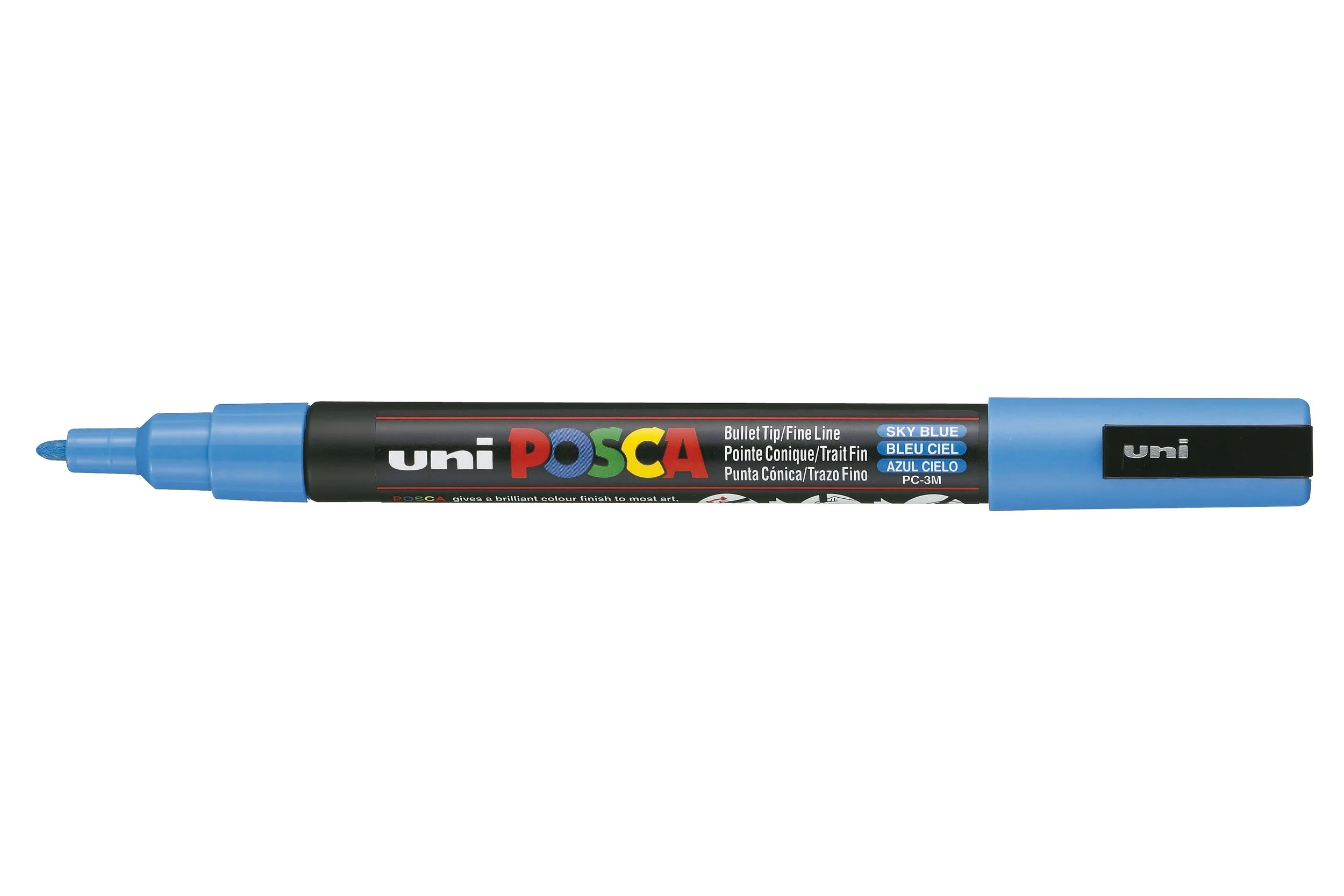 POSCA PC-3M Paint Marker - Sky Blue, Fine Bullet Tip