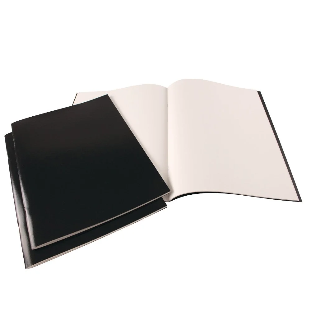 A3 Portrait Starter Sketchbook Laminated Black Cover 40 pages 140gsm