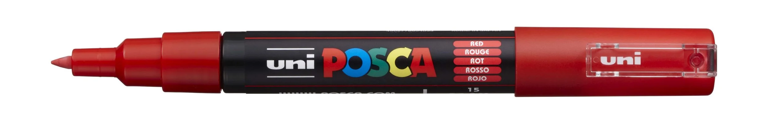 POSCA PC-1M Paint Marker - Red, Extra Fine Tip