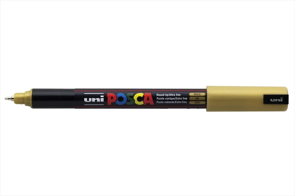 POSCA PC-1MR Paint Marker - Gold, Ultra Fine Tip
