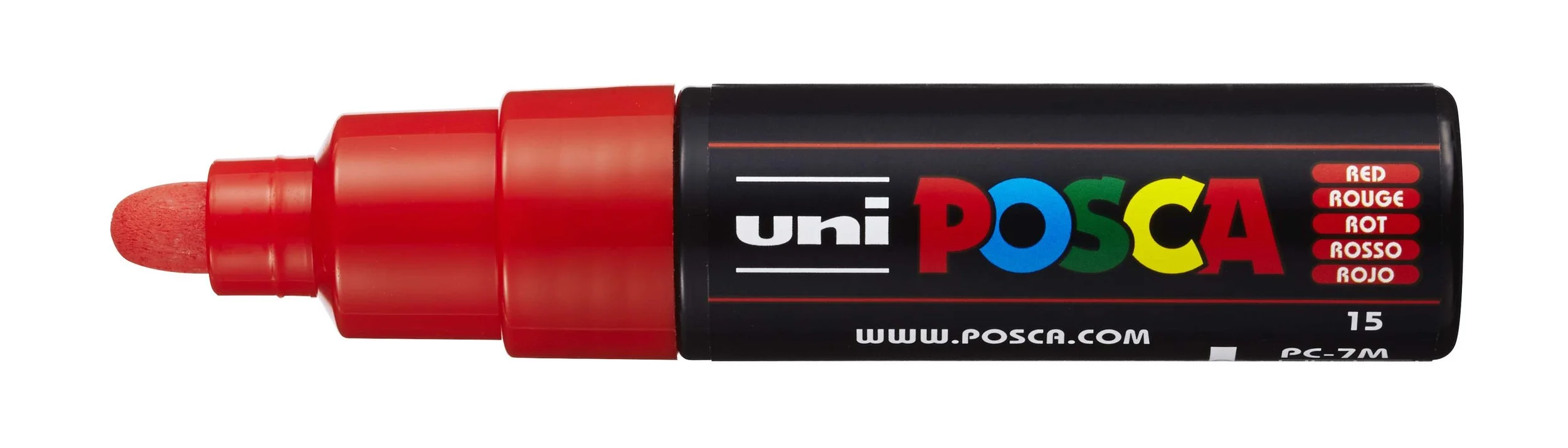 POSCA PC-7M Paint Marker - Red, Large Bullet Tip