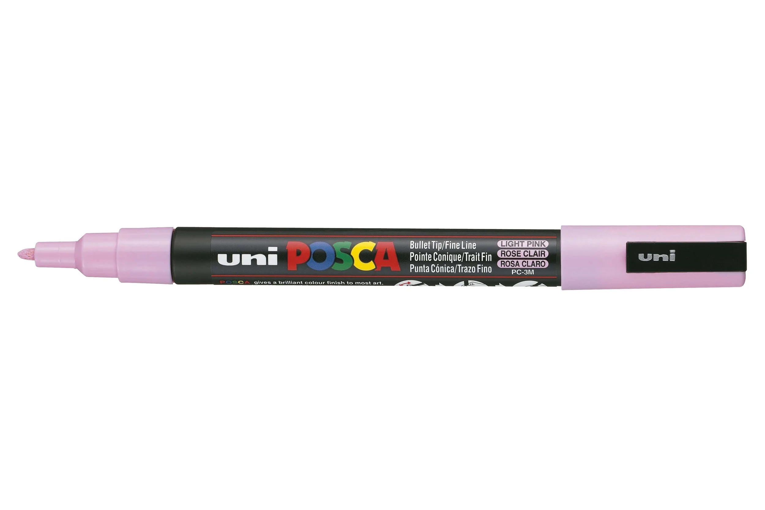 POSCA PC-3M Paint Marker - Light Pink, Fine Bullet Tip