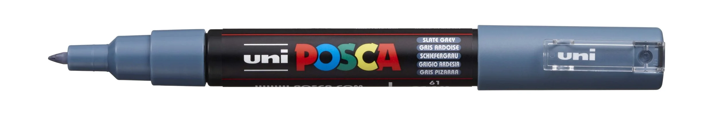 POSCA PC-1M Paint Marker - Slate Grey, Extra Fine Tip