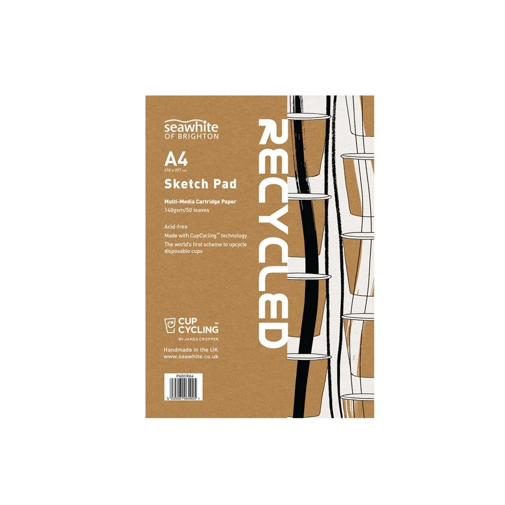 A4 Cupcycling Recycled Cartridge Pad  50 sheets  140gsm