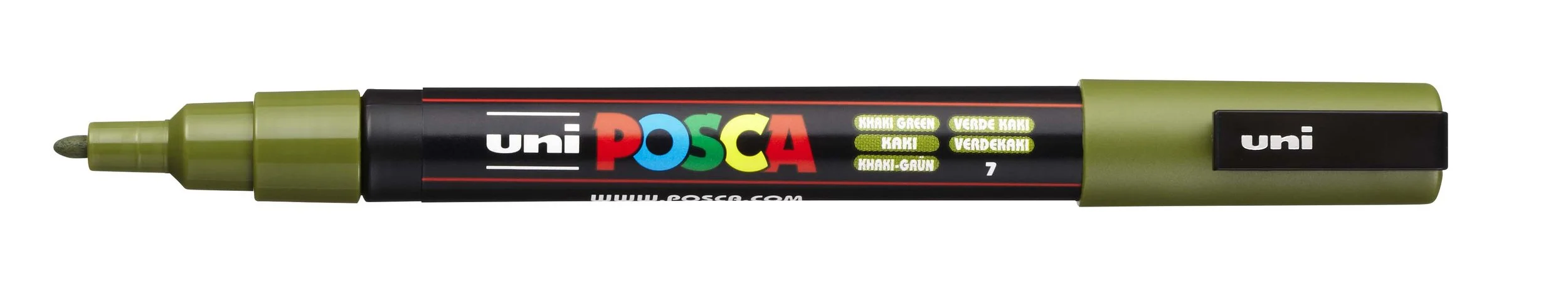 POSCA PC-3M Paint Marker - Khaki Green, Fine Bullet Tip