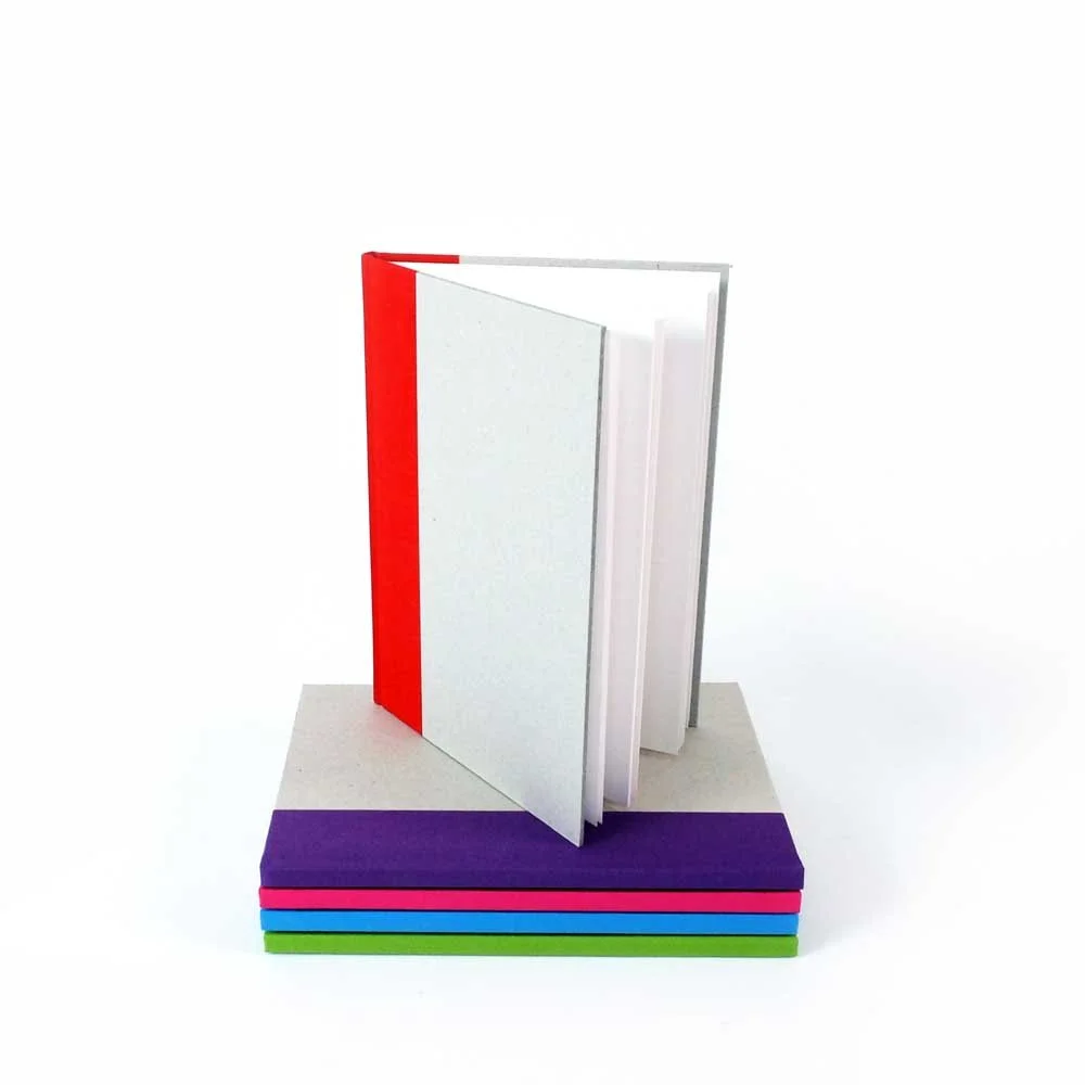 A5 Creative Slim Sketchbook Contrast Spine Red     140gsm 44 pages