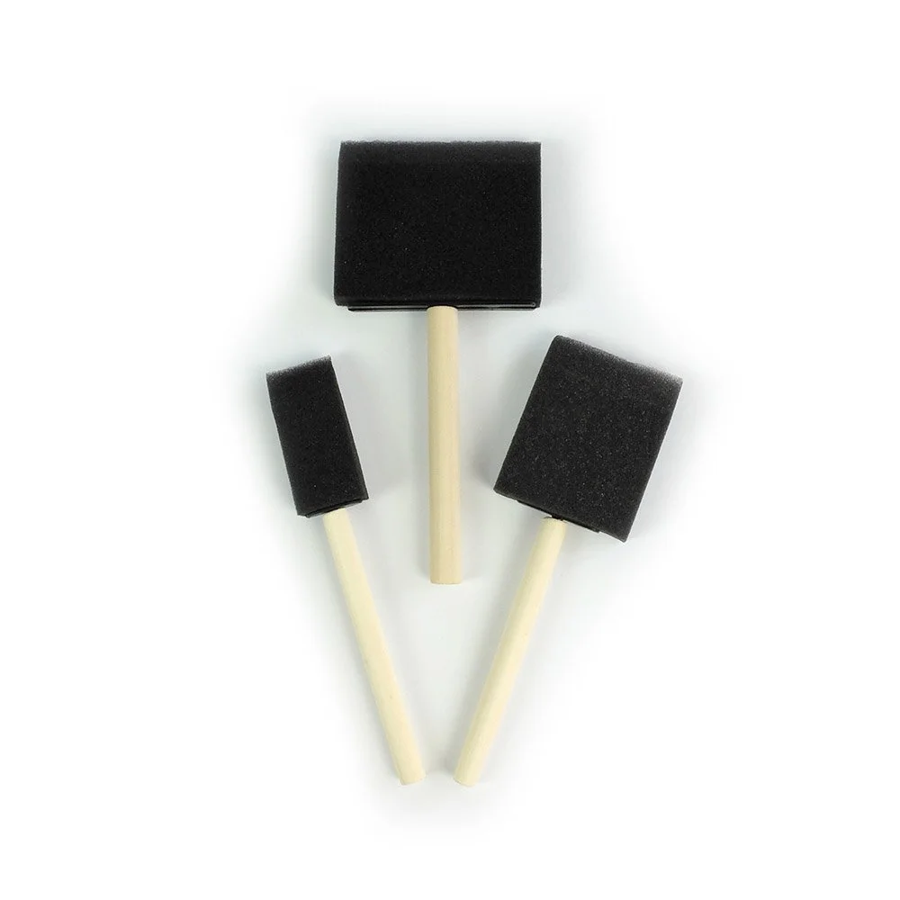 Foam Brush Set of 3 sizes