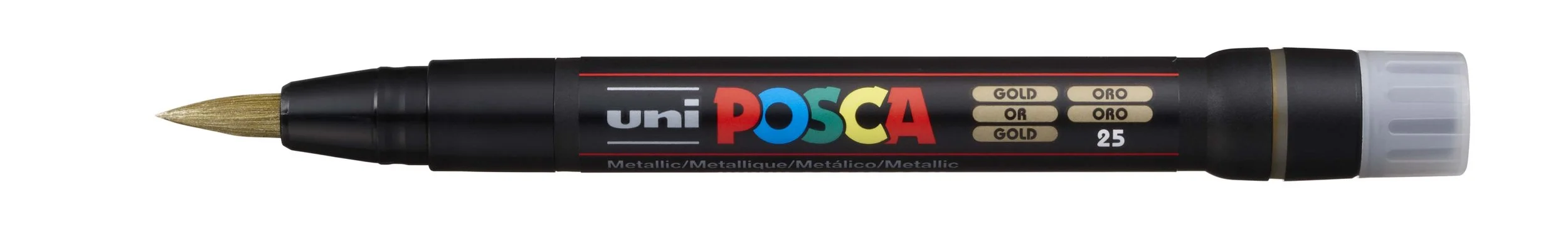 POSCA PC-PCF Paint Marker - Gold, Brush Tip