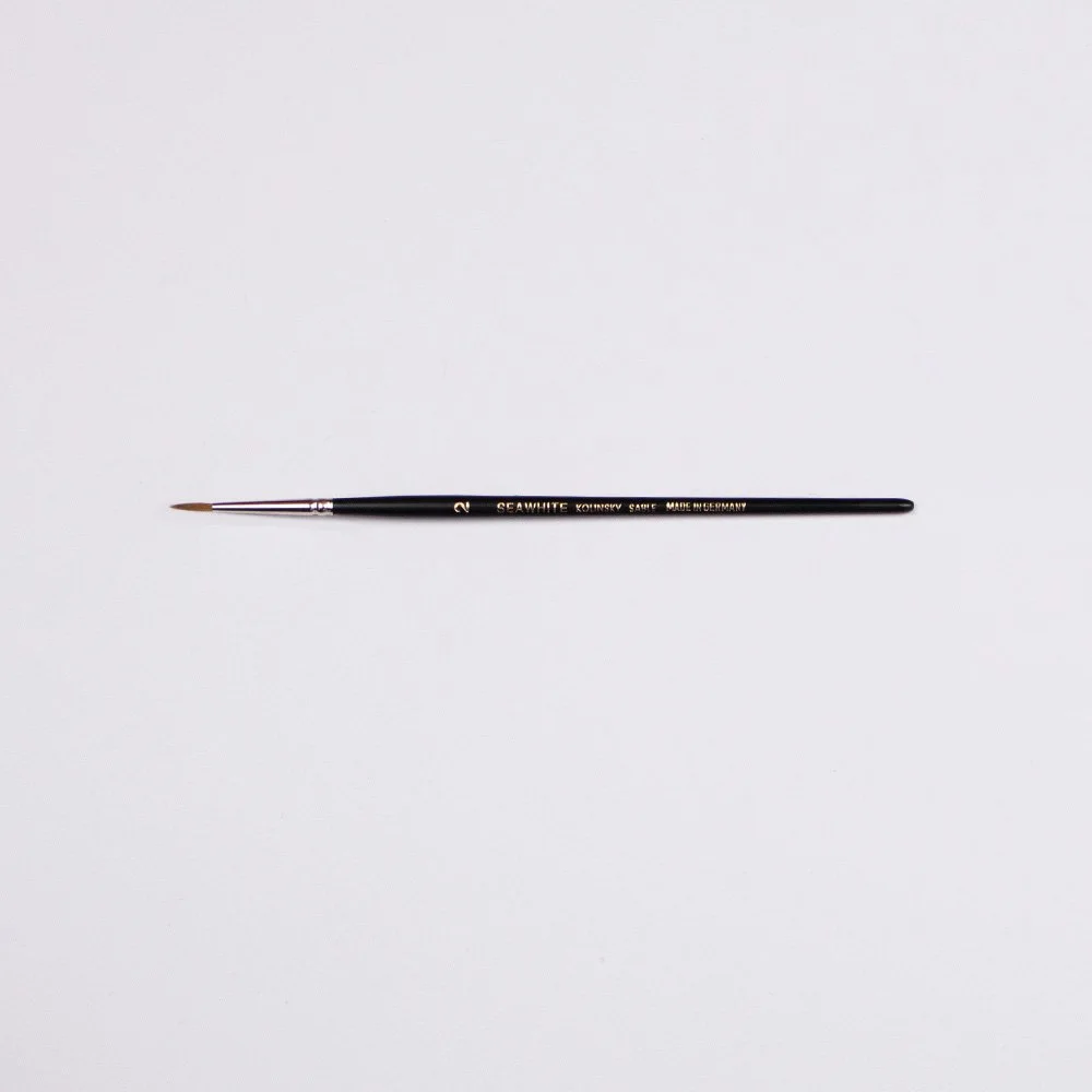 Pure Kolinsky Red Sable Brush - Pointed Size 2