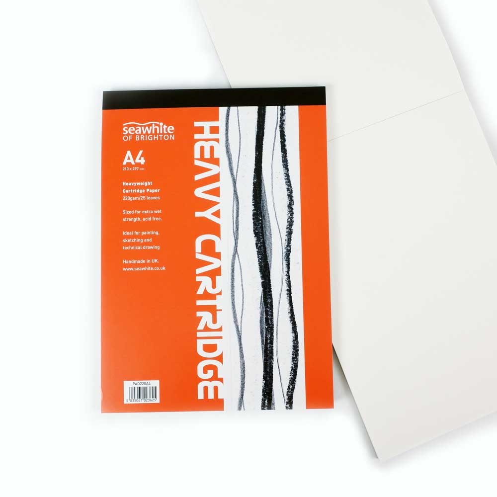A4 All Media Cartridge Pad  25 sheets  220gsm  Heavyweight