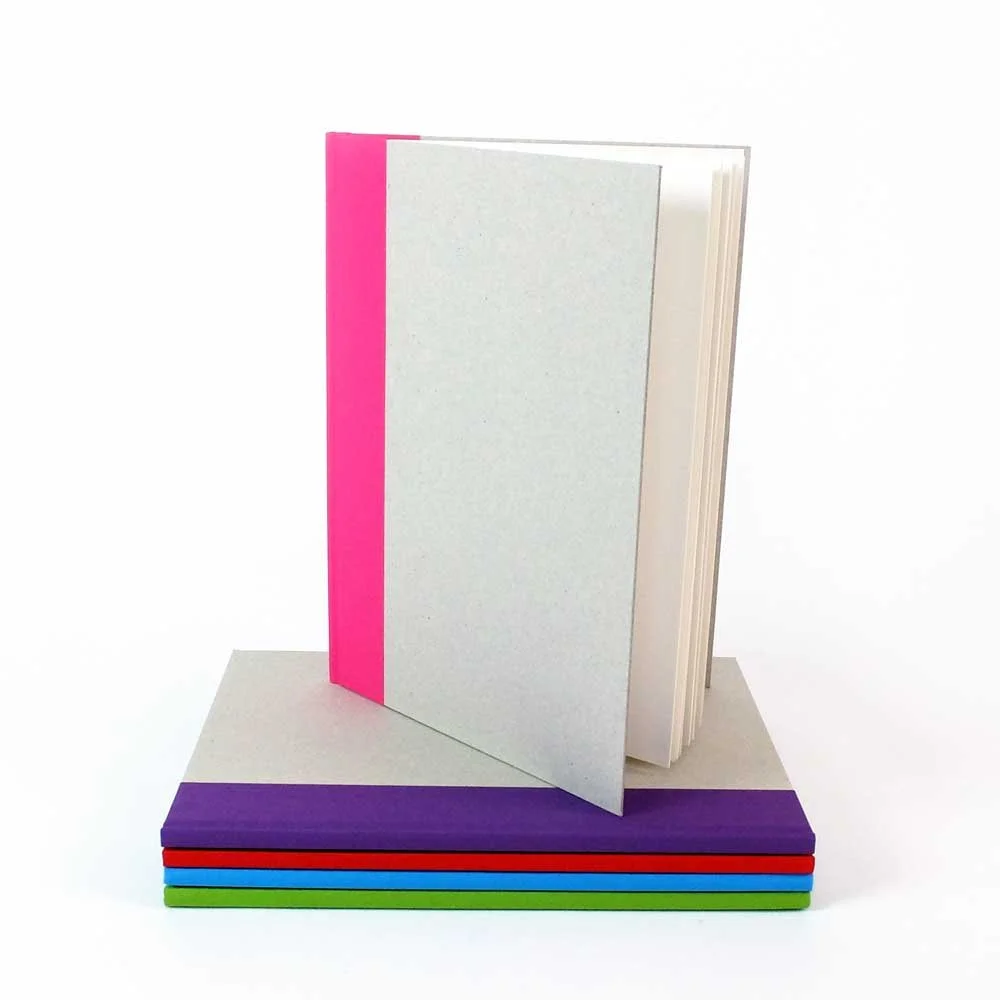 A4 Creative Slim Sketchbook Contrast Spine Pink     140gsm 44 pages