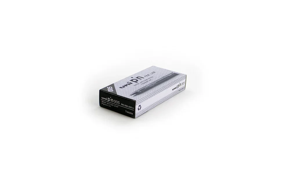 UniPin Fineliner 0.05mm black  box of 12