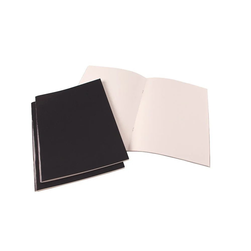 A5 Portrait Starter Sketchbook Laminated Black Cover 40 pages 140gsm