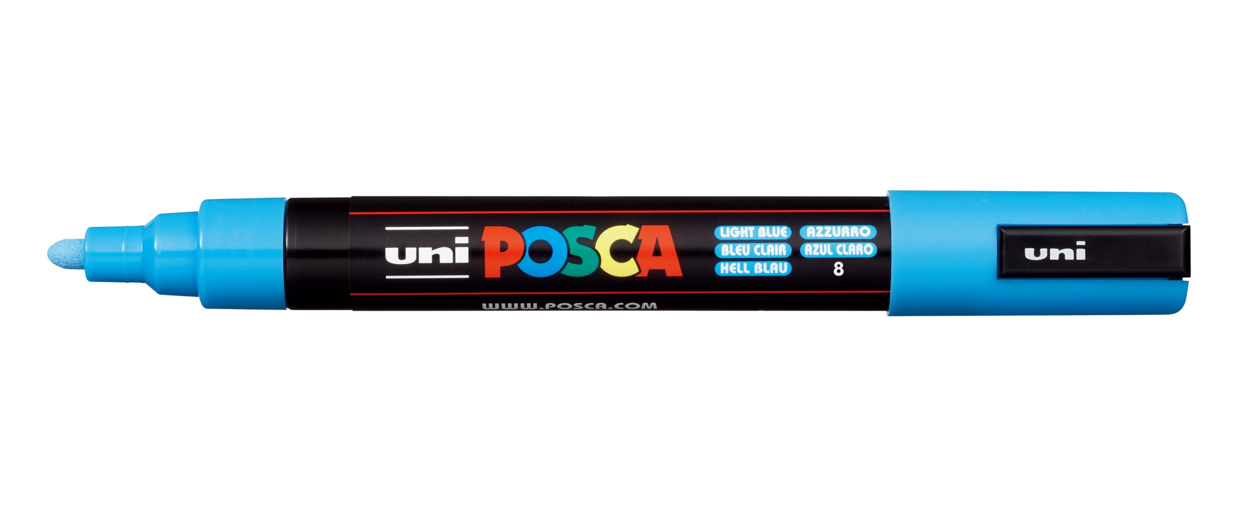 POSCA PC-5M Paint Marker - Light Blue, Medium Bullet Tip