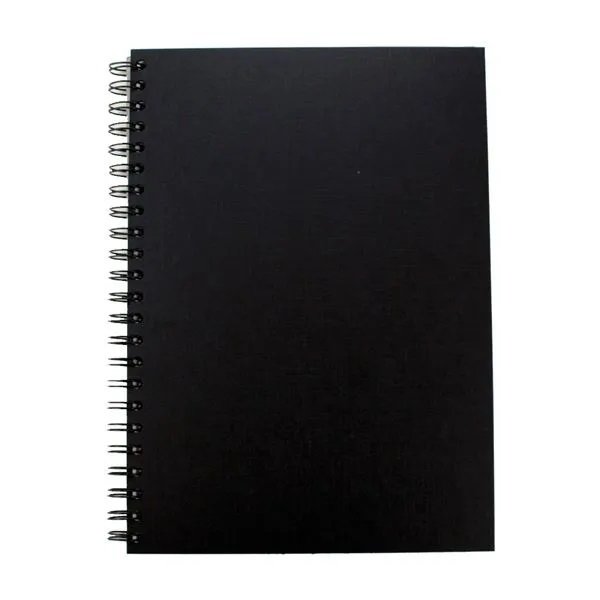 A3 Brit Book Black Flax Cover 40 sheets 150gsm paper