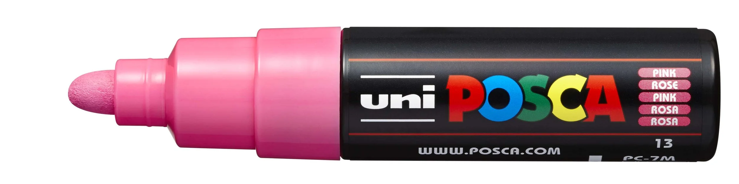 POSCA PC-7M Paint Marker - Pink, Large Bullet Tip