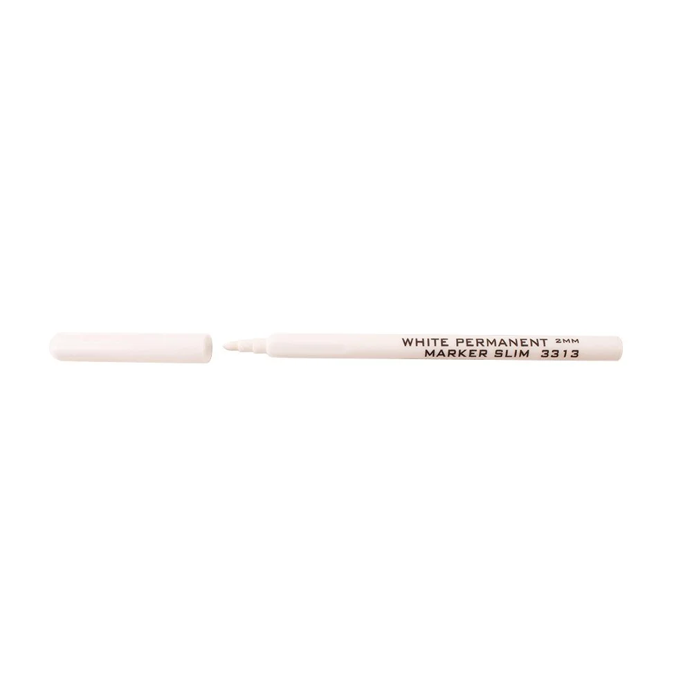 Centropen White Perm Marker 1.2mm single