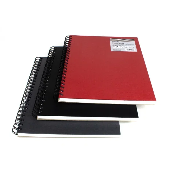 A4 Brit Book Value pack assorted 15 books 5 of each colour Black, Red & Grey