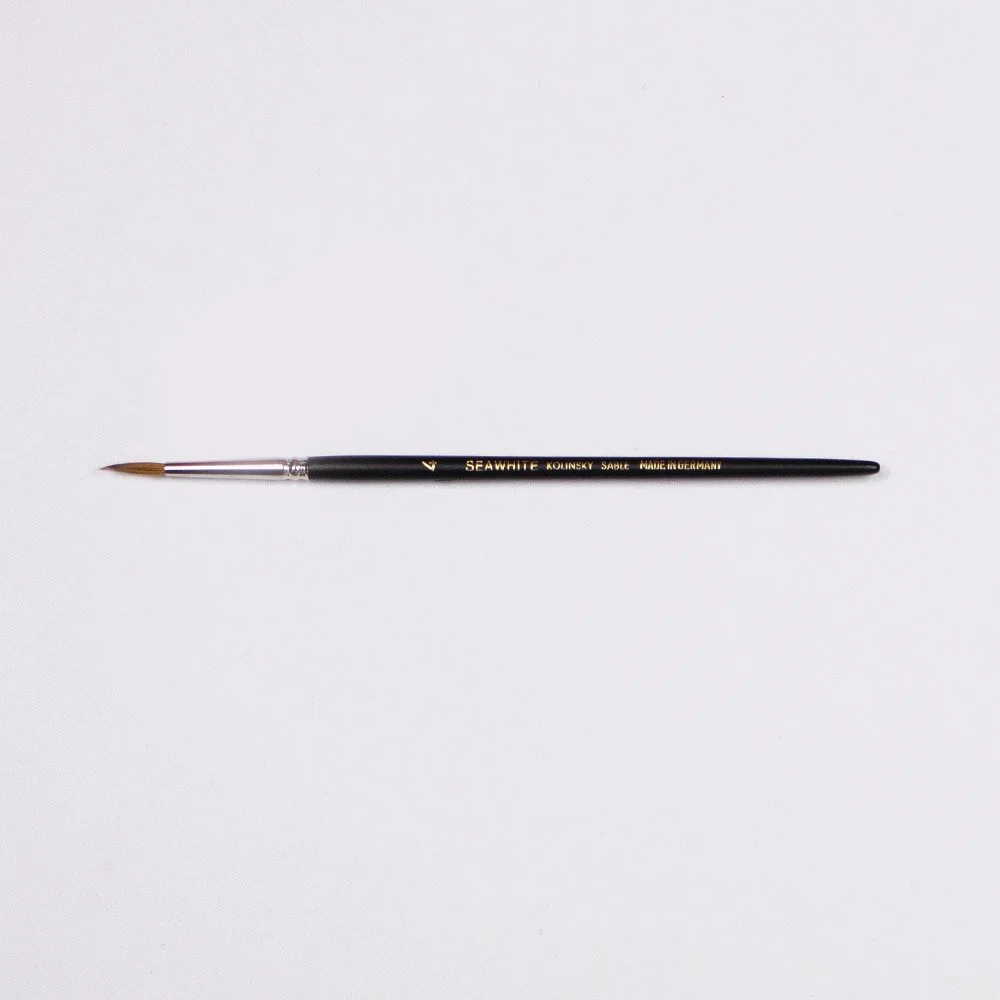 Pure Kolinsky Red Sable Brush - Pointed Size 4