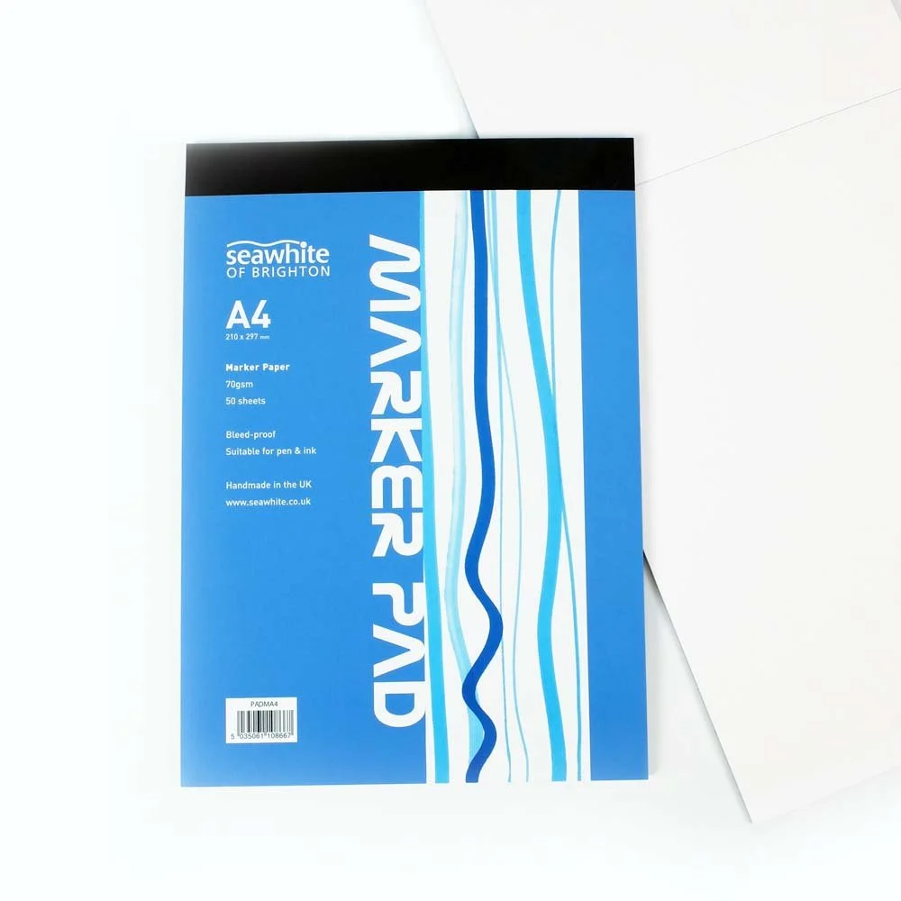 A4 Marker Pad 50 sheets bleedproof 70gsm