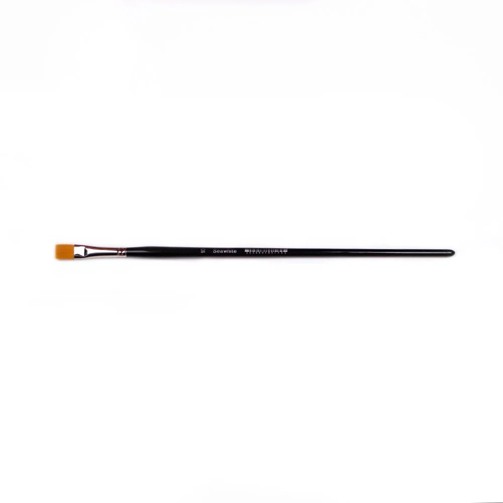 Golden Synthetic Brush - Flat Size 10