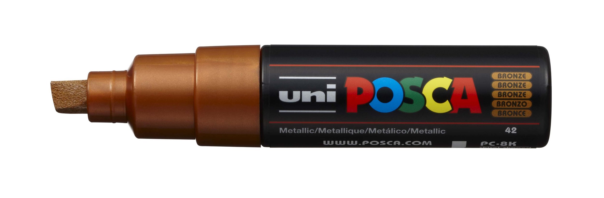 POSCA PC-8K Paint Marker - Bronze, Broad Chisel Tip