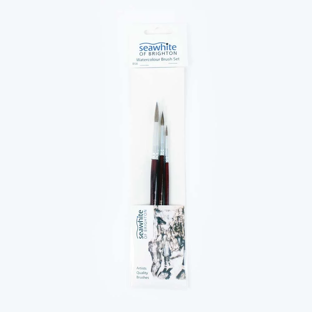 Watercolour Brush Set Sizes 2 4 and 8