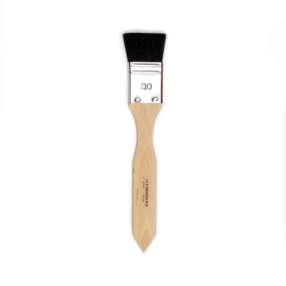 Ox Hair Flat Brush - Size 30